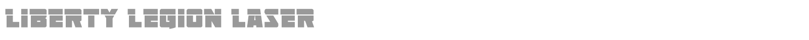 Liberty Legion Super-Italic font preview
