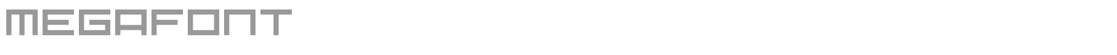 Megafont font preview