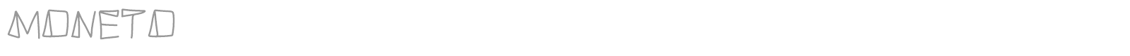 Moneto font preview