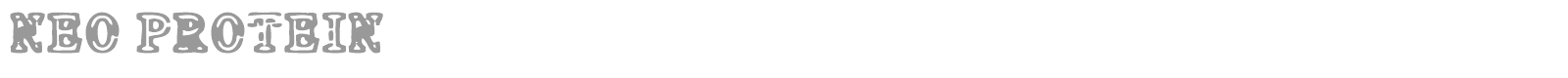 NEO PROTEIN font preview