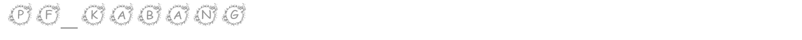 pf_kabang font preview