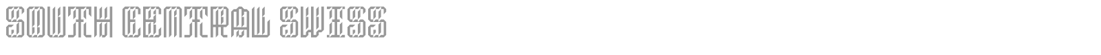 South Central Swiss font preview