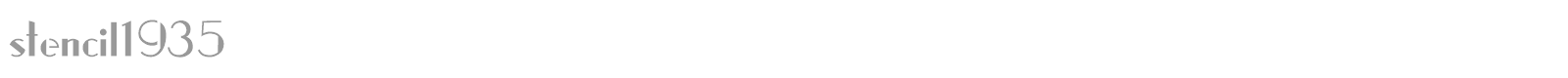 stencil1935 font preview