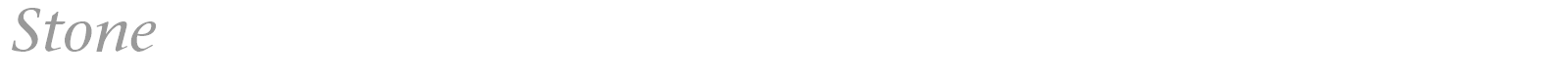 stoNe font preview