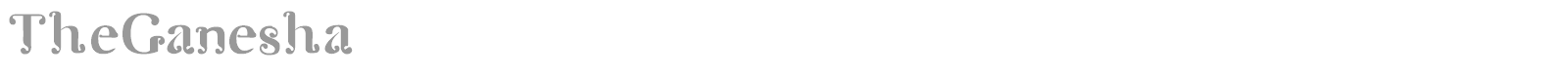 TheGanesha font preview