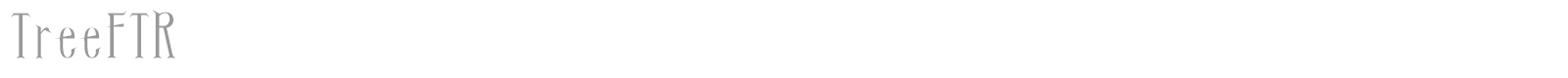 TreeFTR font preview