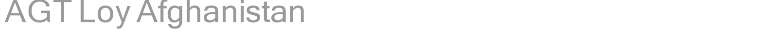 AGT Loy Afghanistan font preview