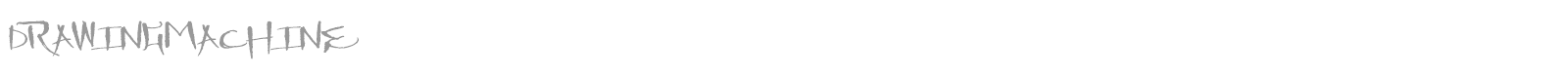 DrawingMachine font preview