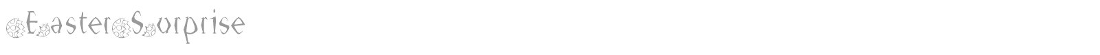 EasterSurprise font preview