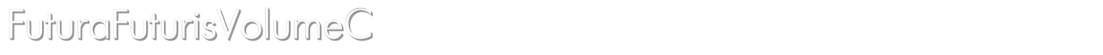 FuturaFuturisVolumeC font preview