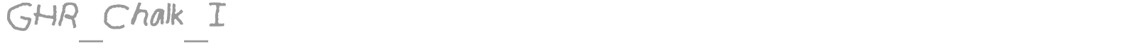 GHR_Chalk_I font preview