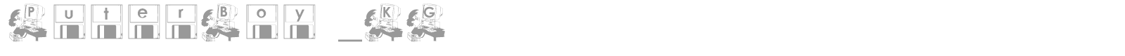 PuterBoy _KG font preview