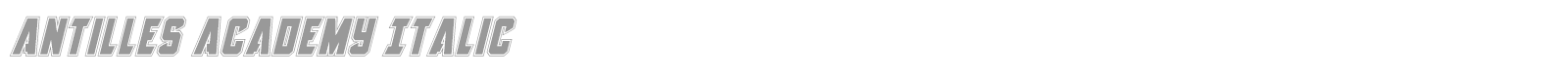 Antilles Super-Italic font preview