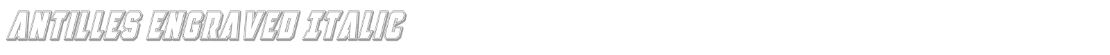Antilles Super-Italic font preview