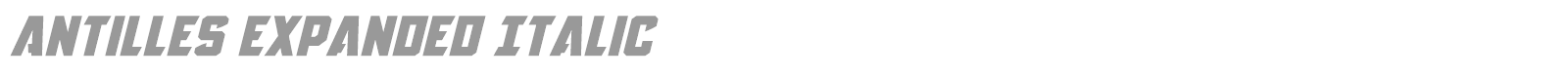 Antilles Super-Italic font preview