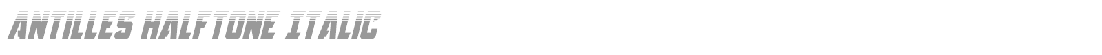 Antilles Super-Italic font preview