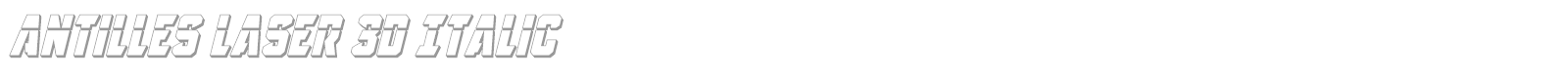 Antilles Super-Italic font preview