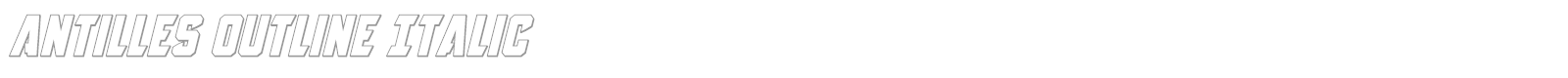 Antilles Super-Italic font preview