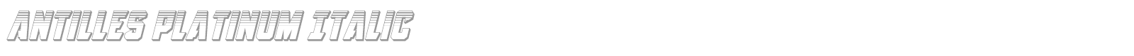 Antilles Super-Italic font preview