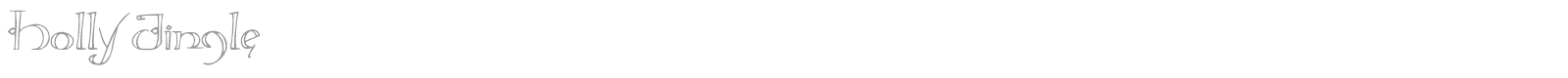 Holly Jingle Solid Rotalic font preview