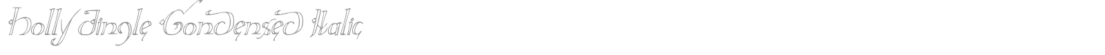 Holly Jingle Solid Rotalic font preview