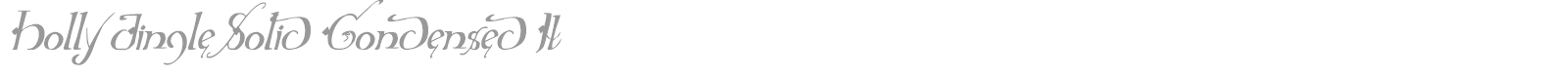 Holly Jingle Solid Rotalic font preview