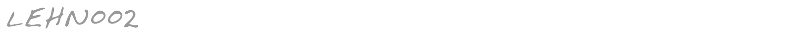 LEHN002 font preview