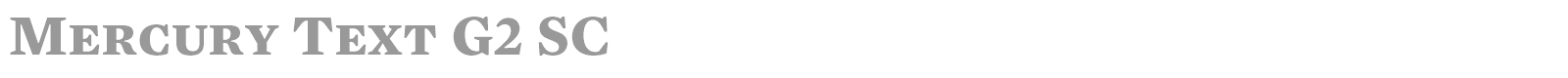 Mercury Text G2 font preview