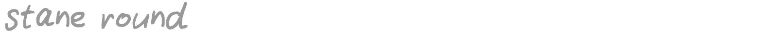 stane round font preview