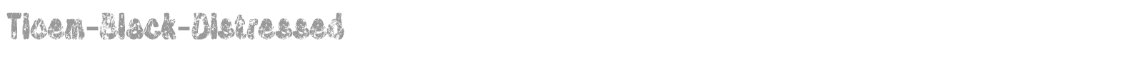 Tioem-Black-Distressed font preview