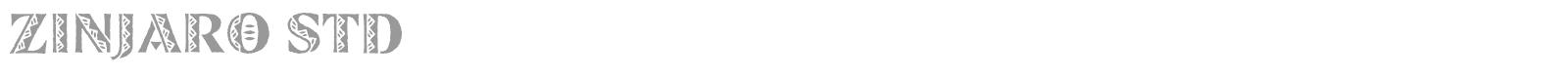 Zinjaro Std font preview