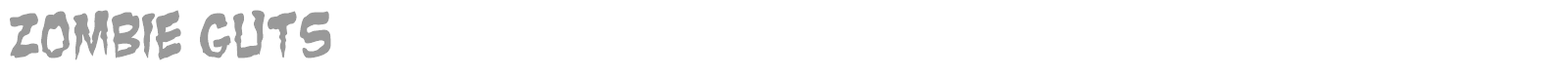 Zombie Guts font preview