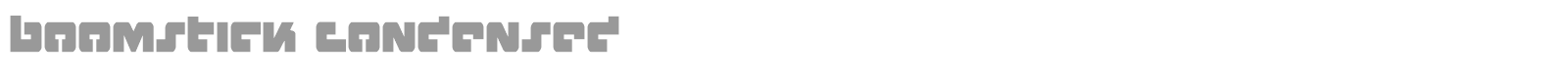 Boomstick Condensed font preview