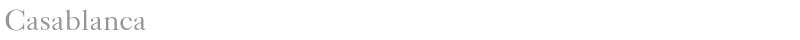 Casablanca font preview
