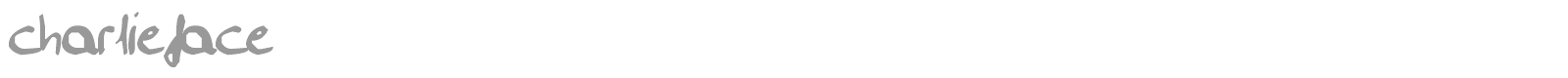 charlieface font preview