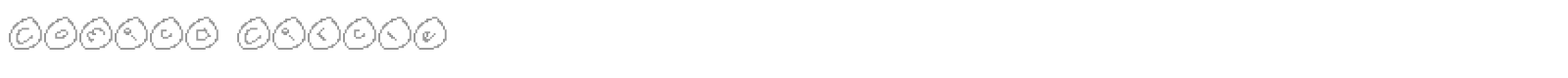 Comica Circle font preview