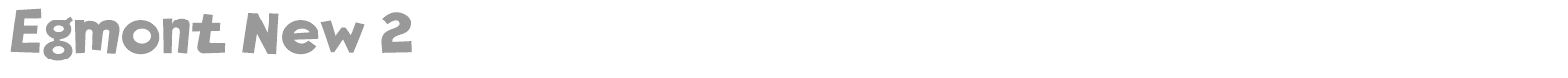 Egmont New font preview