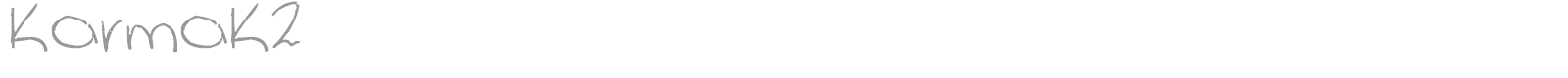 KarmaK2 font preview
