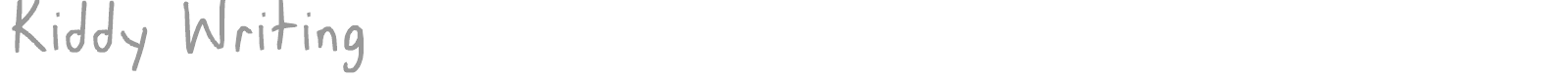 Kiddy Writing font preview