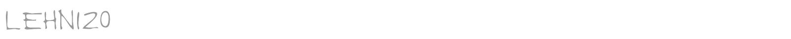 LEHN120 font preview
