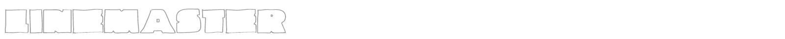 Linemaster font preview