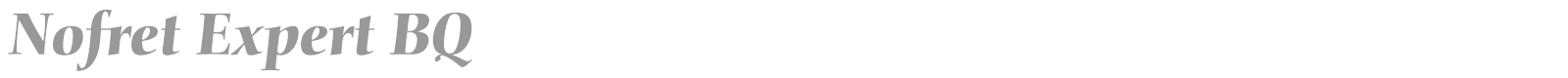 Nofret Expert BQ font preview