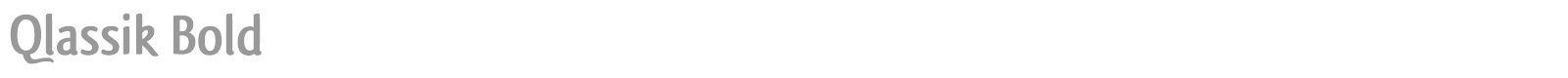 Qlassik font preview