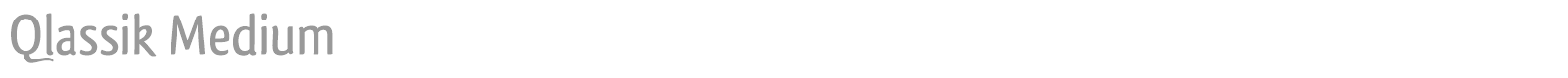 Qlassik font preview