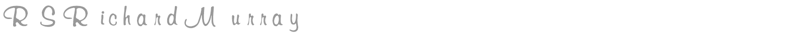 RSRichardMurray font preview