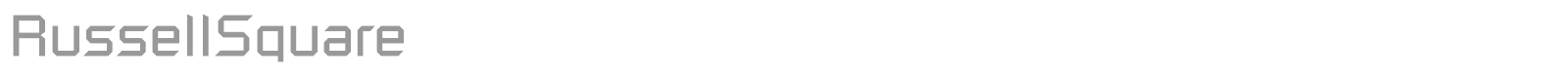 RussellSquare font preview