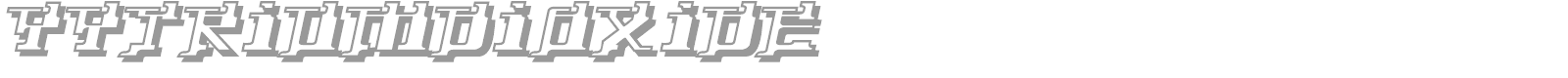 YytriumDioxide font preview