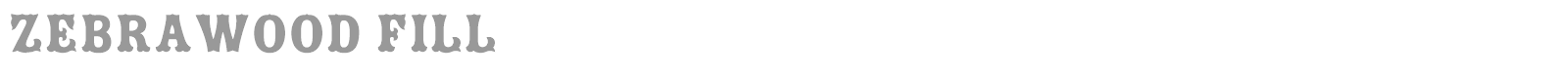 Zebrawood font preview