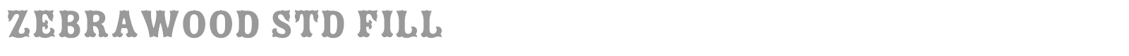Zebrawood font preview