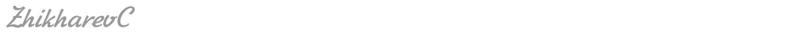 ZhikharevC font preview